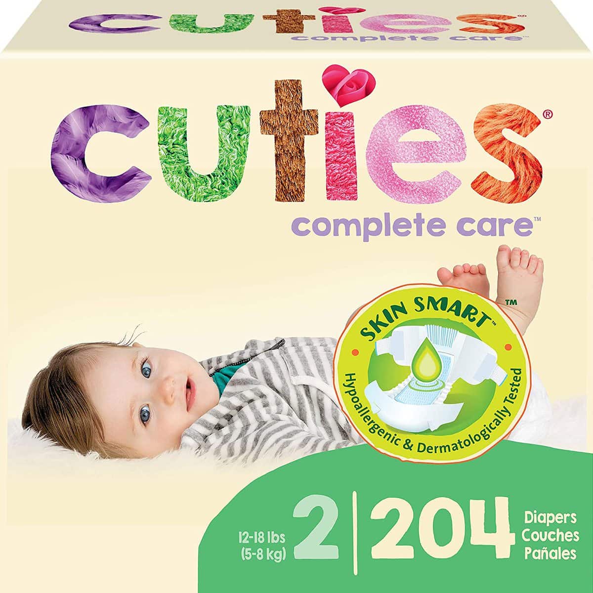 box of cuties diapers