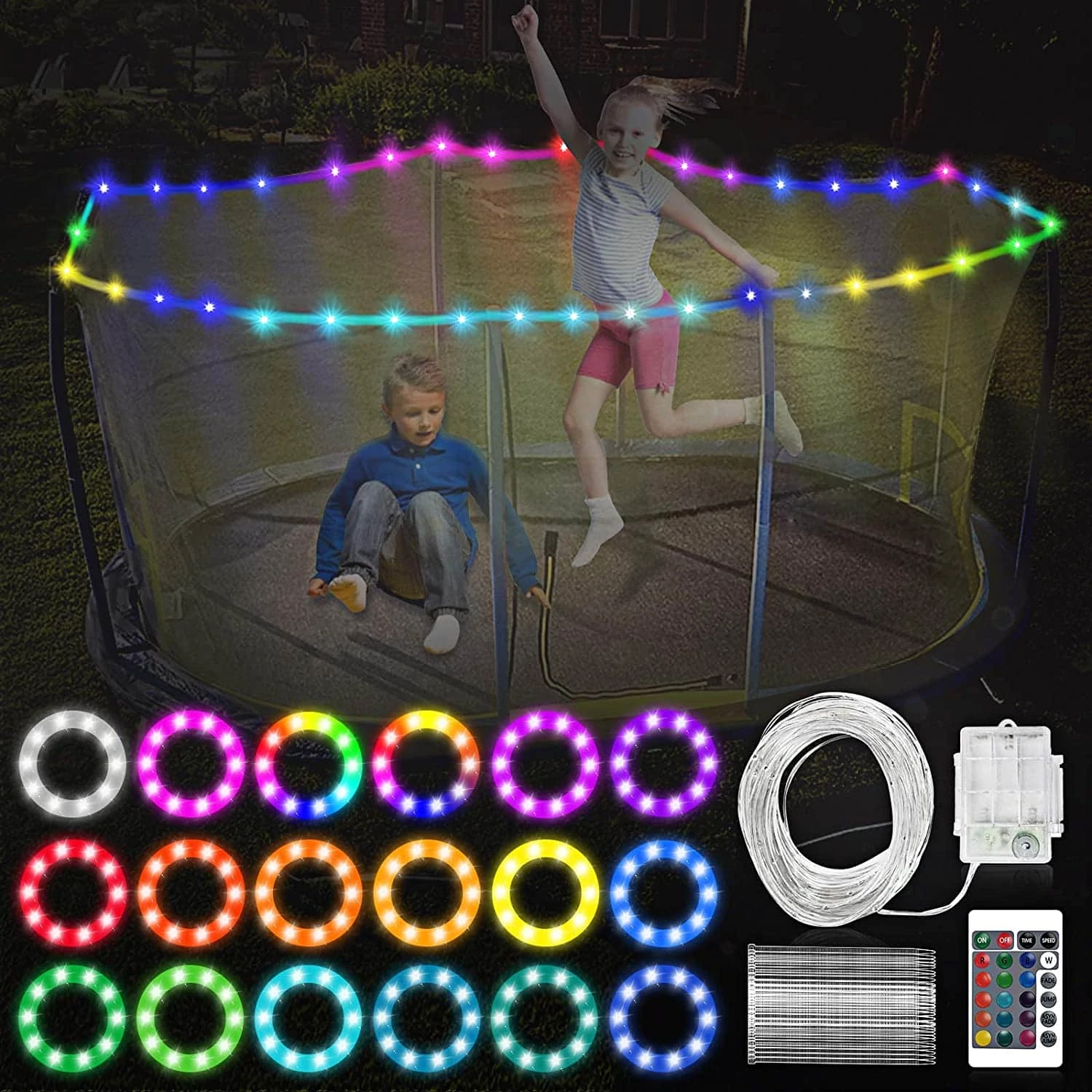 LED Lights & trampoline Sprinkler