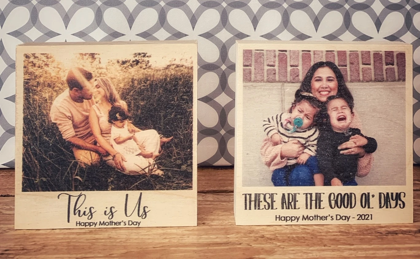 Custom photo blocks