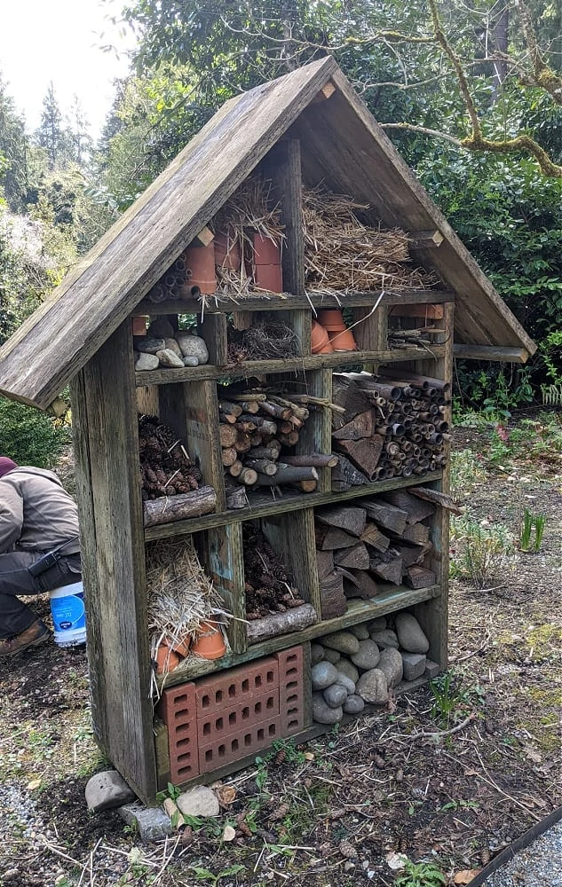 Bug Hotel at Lakewold Gardens