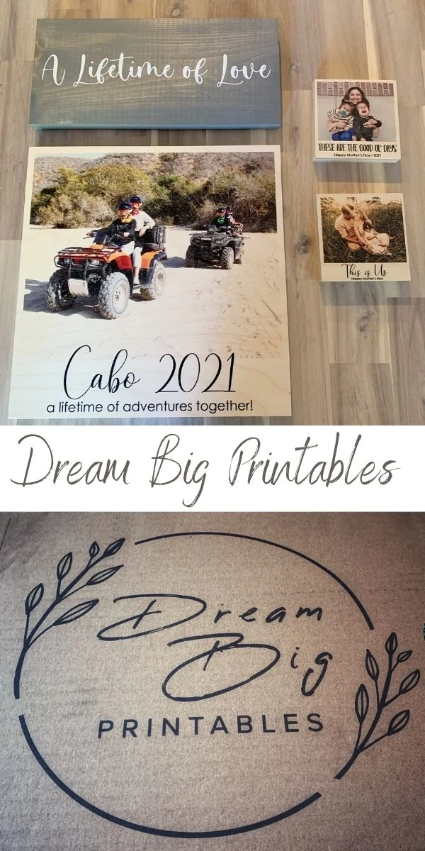 Personalized Photo Gifts from Dream Big Printables