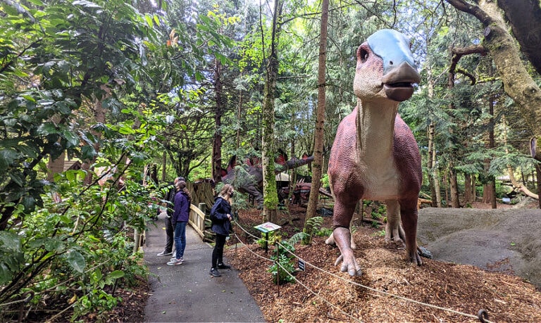 discovery place dinosaur exhibit