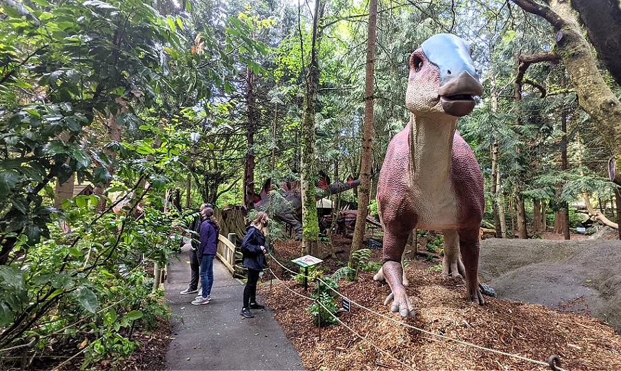 Dinosaur Discovery Exhibit with Pathway