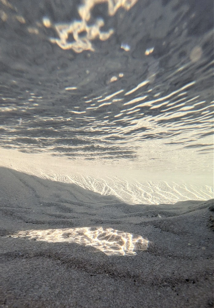 Underwater pictures at the beach with CaliCase