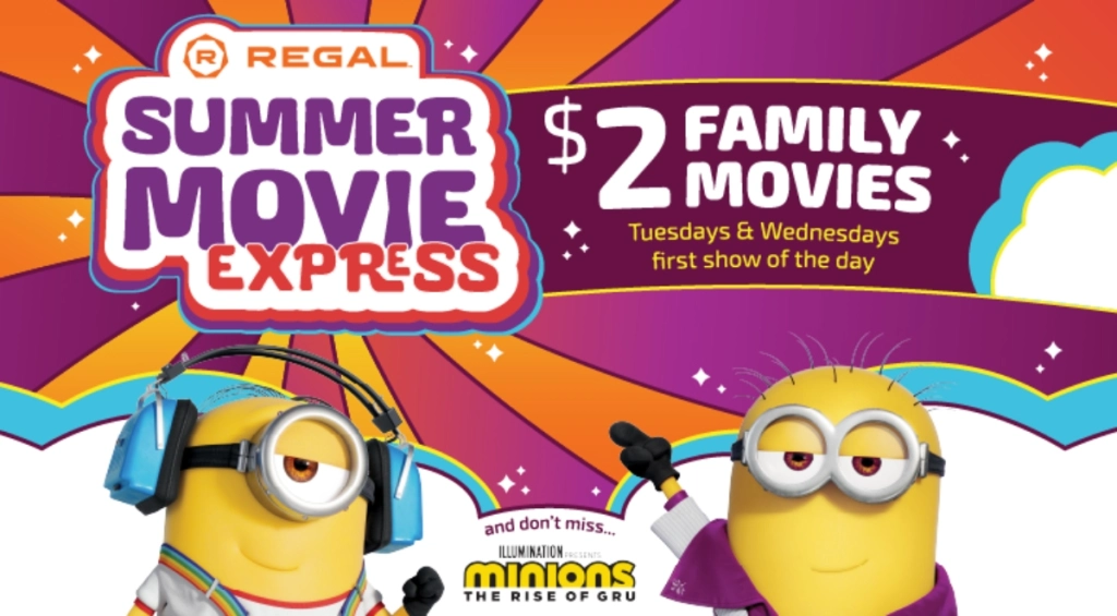 Regal Summer Movie Express 2024 – $2 Kids Movies