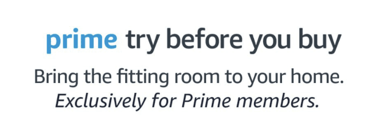 Prime Try Before you buy