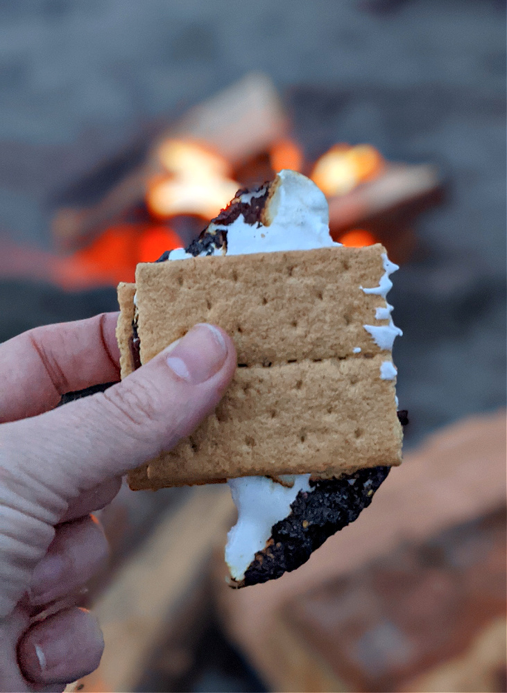 Smores on the Beach at Long Beach WA