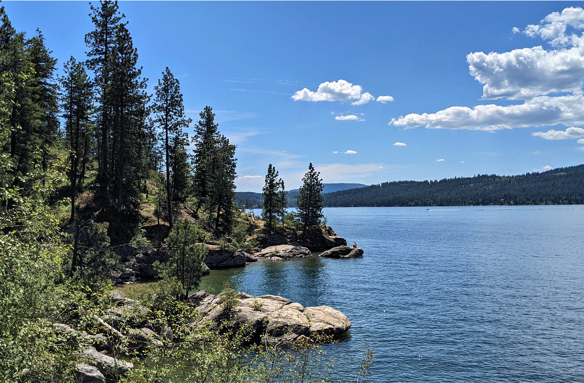 Tubbs Hill Hike on Lake Couer D Alene ID