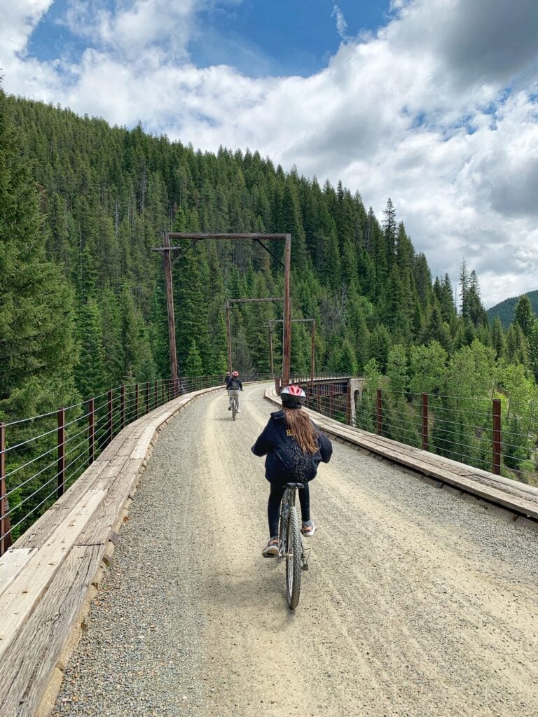 bicycling the route of hiawatha