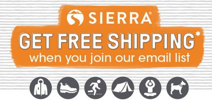 free shipping at Sierra
