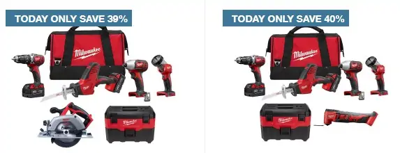 milwaukee tool combo kits