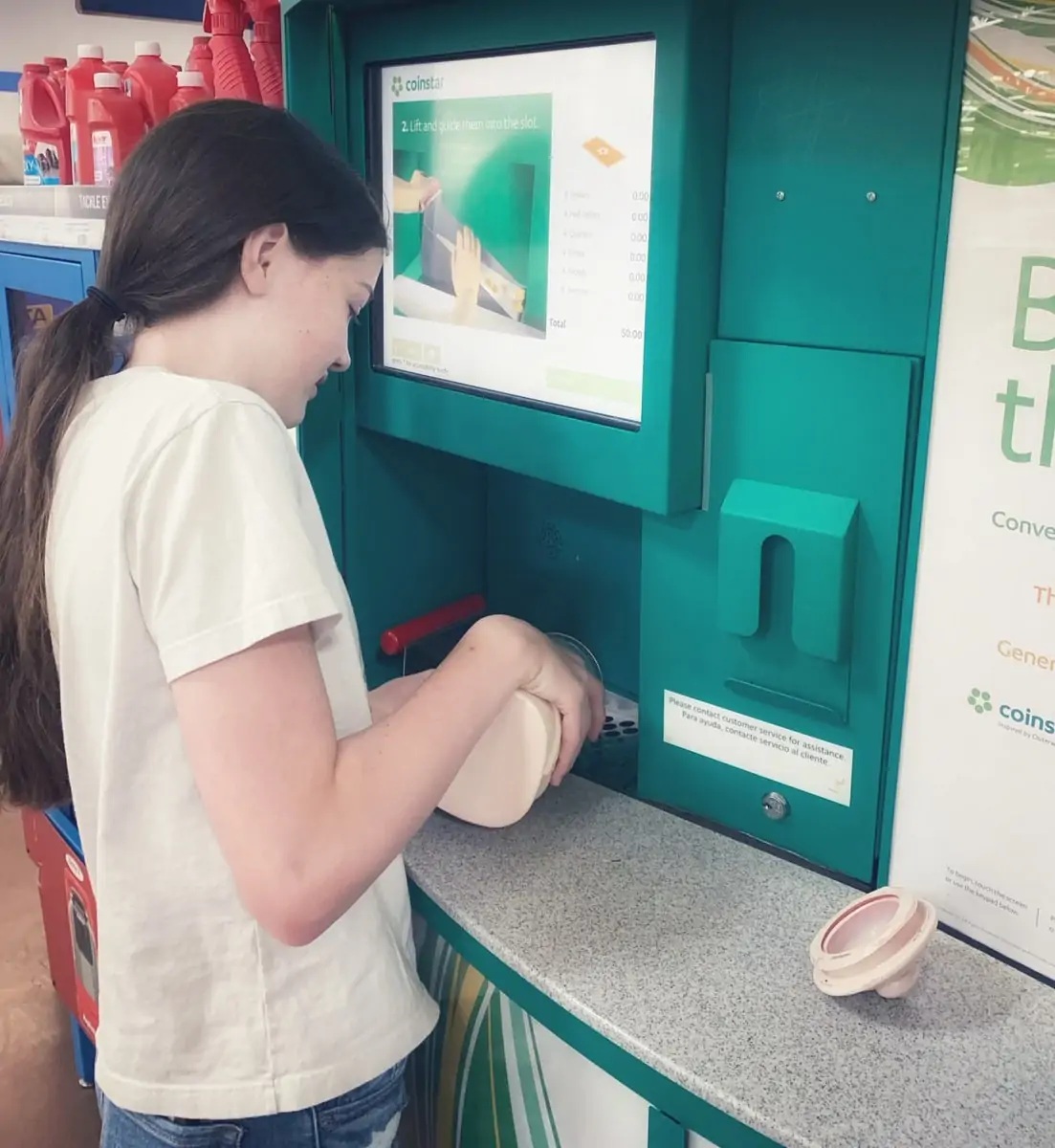 sharing how does Coinstar work