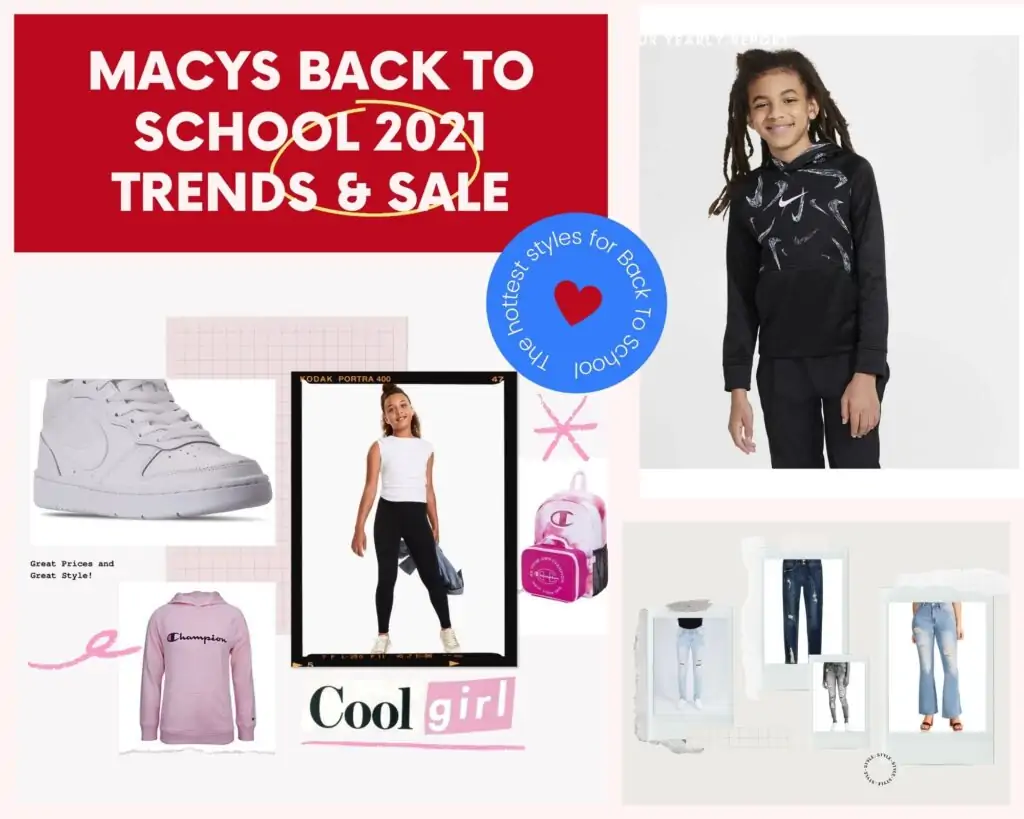 Macy’s Back to School Shopping Guide – 50% + Extra 20% Off!