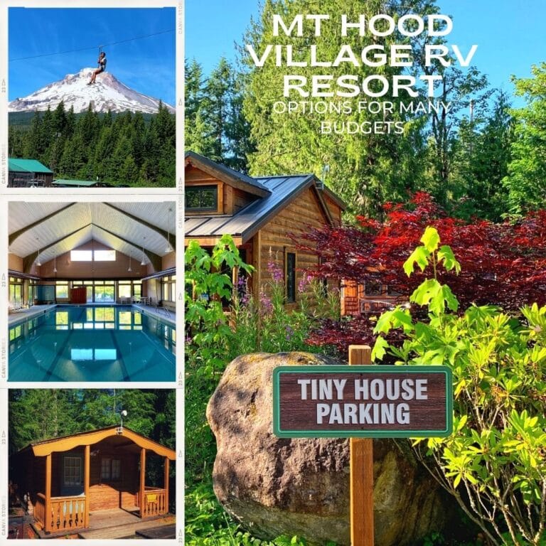 Mt Hood Village RV Resort, Tiny Houses, Cabins & More – Summer Review!