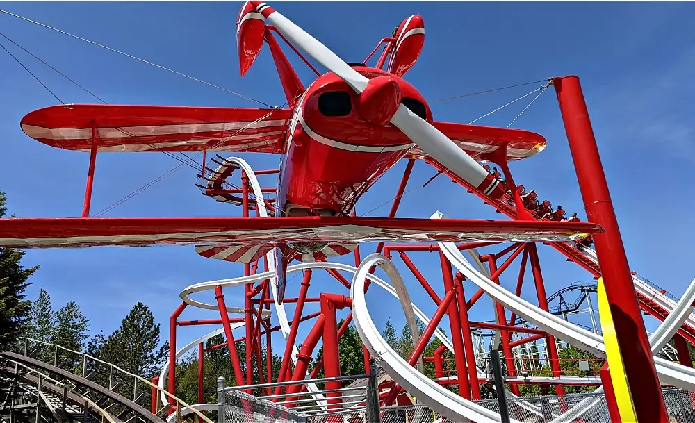 Silverwood Stunt Pilot Rollercoaster