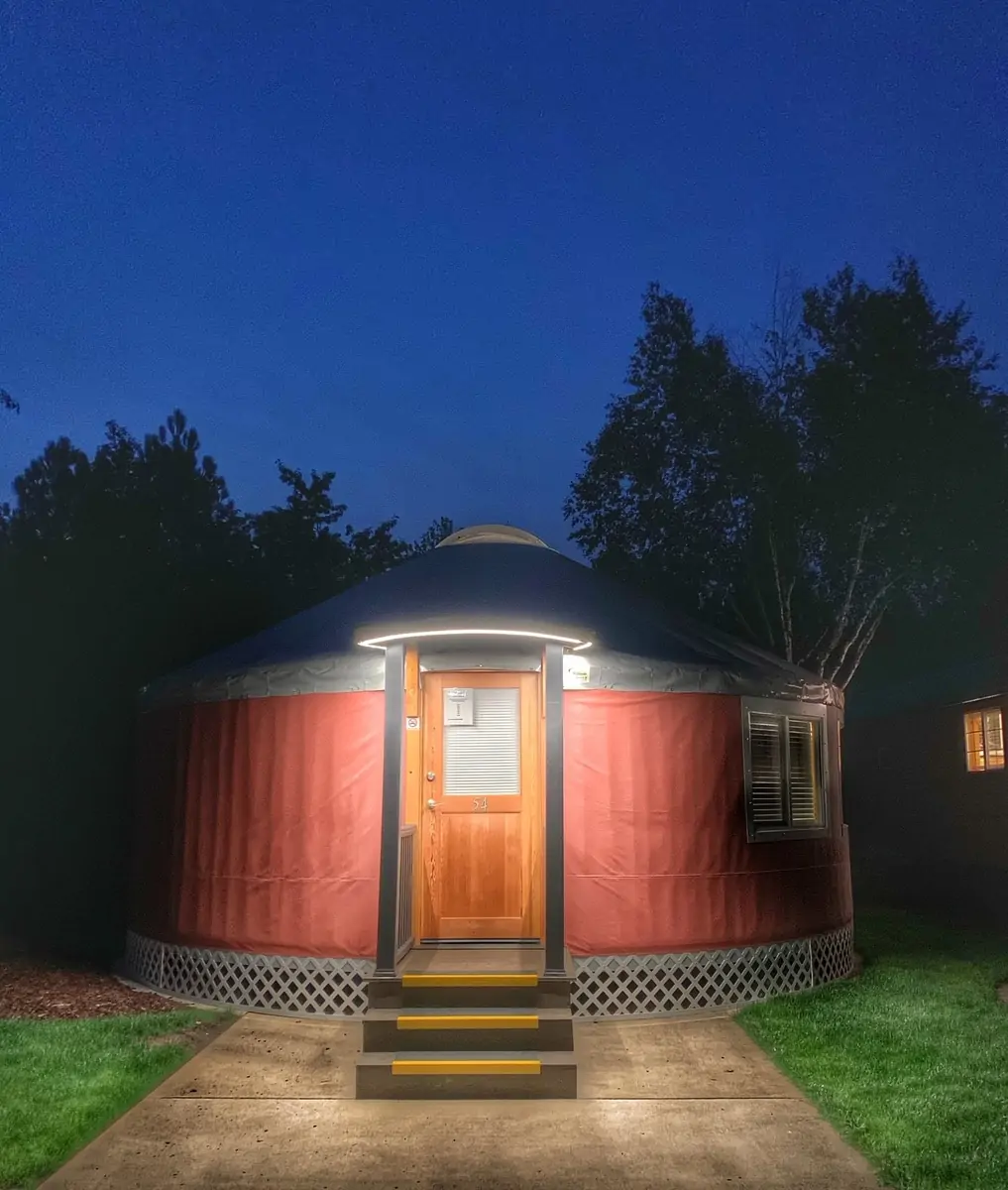 Yurts at Seven Feathers RV resort