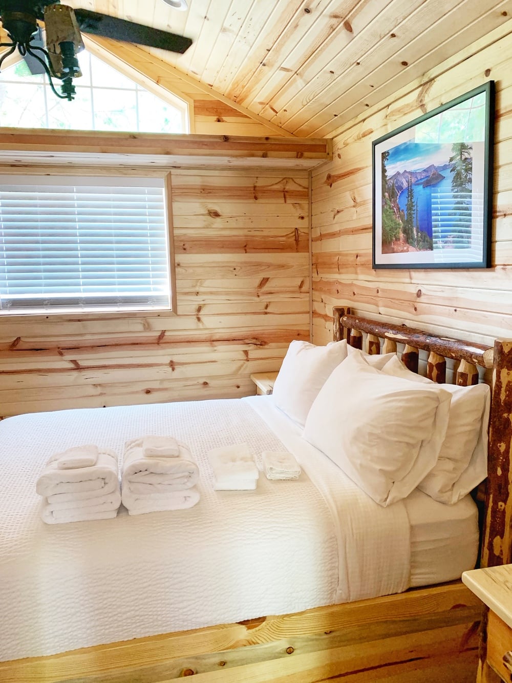 bedroom in cabin
