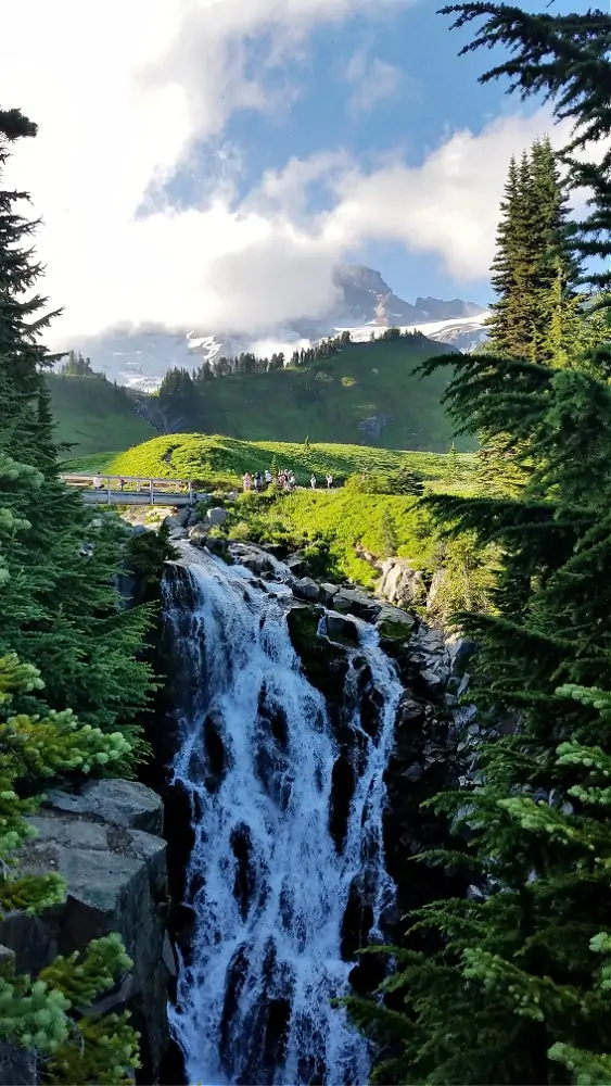 Myrtle Falls at Mount Rainier