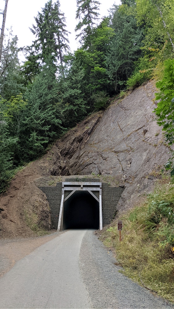 Tunnel for Spruce Railroad Hike