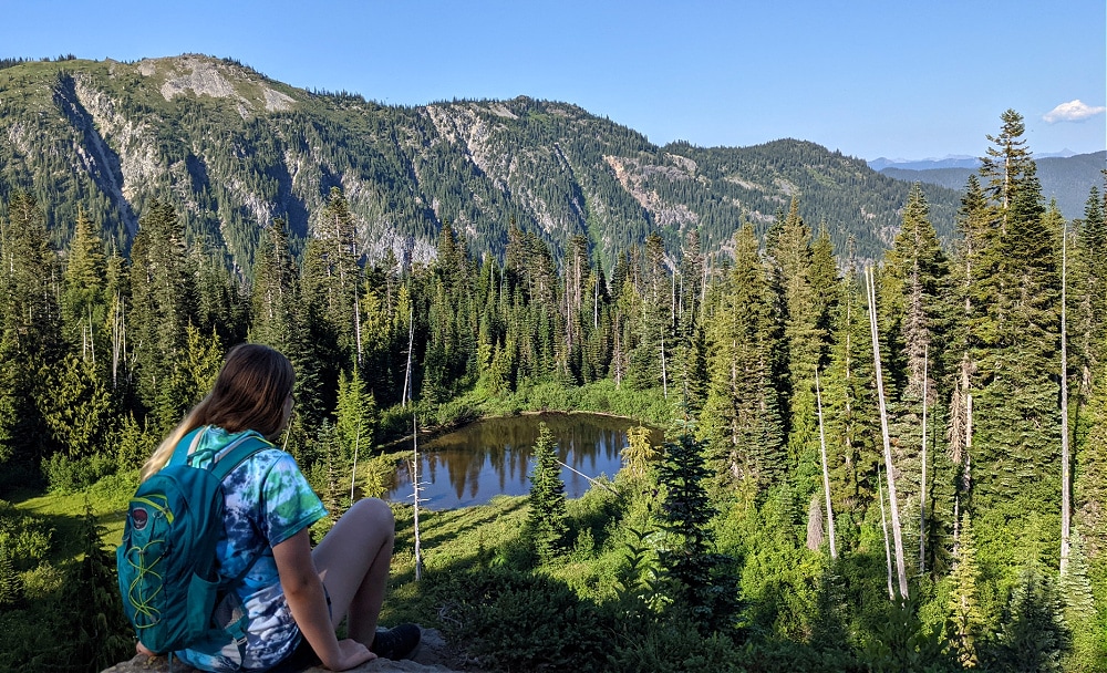 Viewpoint over Bench Lake