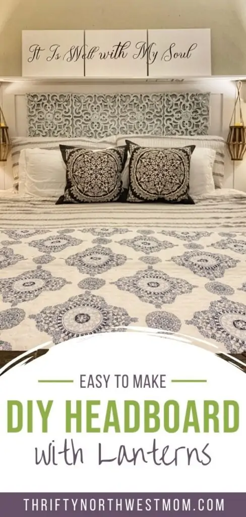 Make A DIY Headboard with Lights + Win $250 Home Depot Gift Card