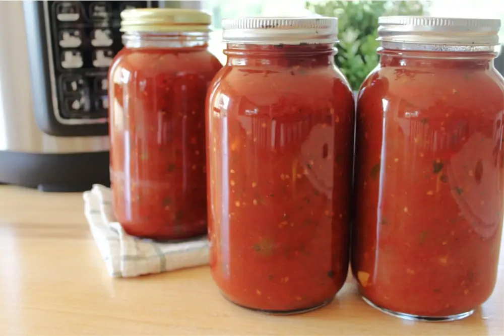 Jars of Spaghetti Sauce