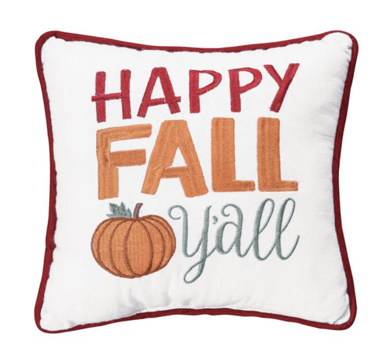happy fall Y'all Pillow