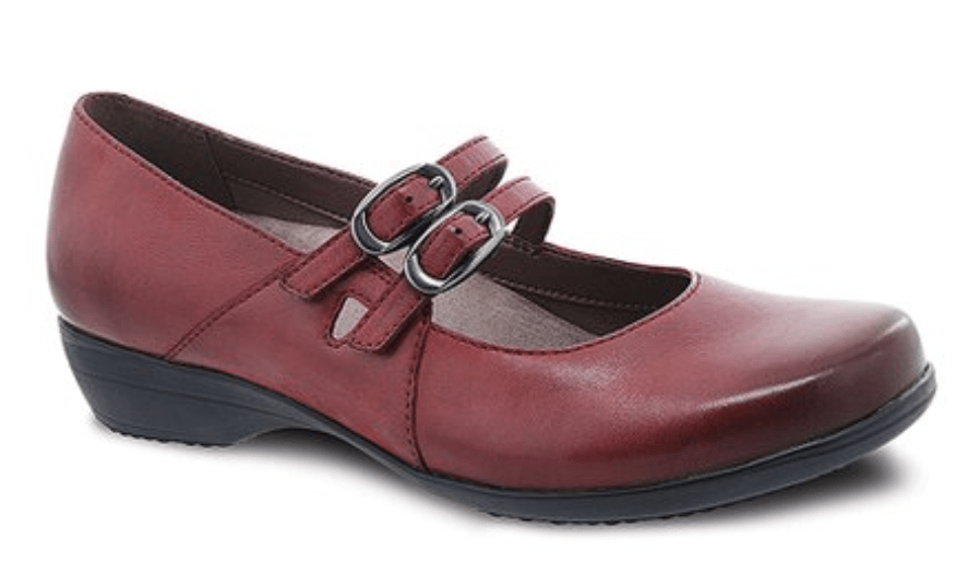 dansko red shoes