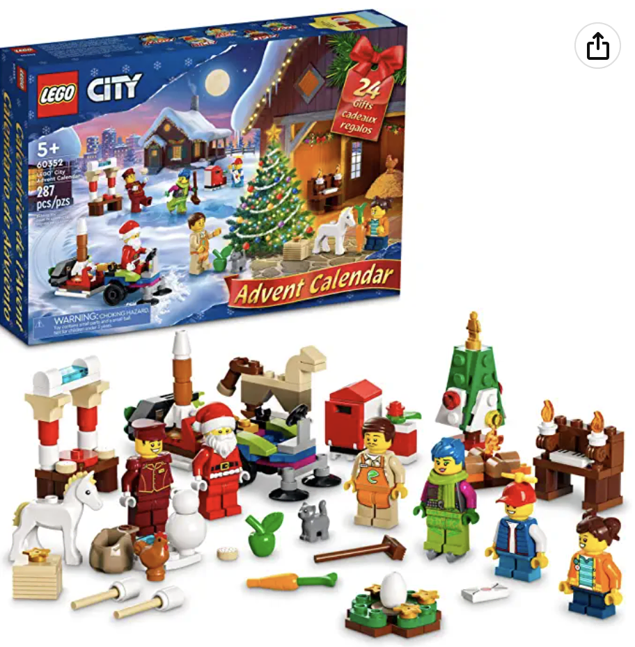 Lego city advent calendar 2022