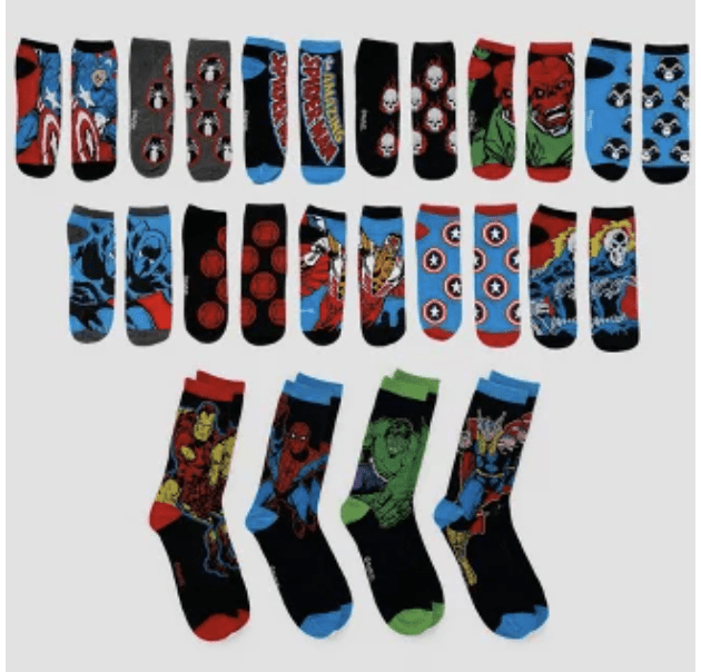Mens Marvel socks