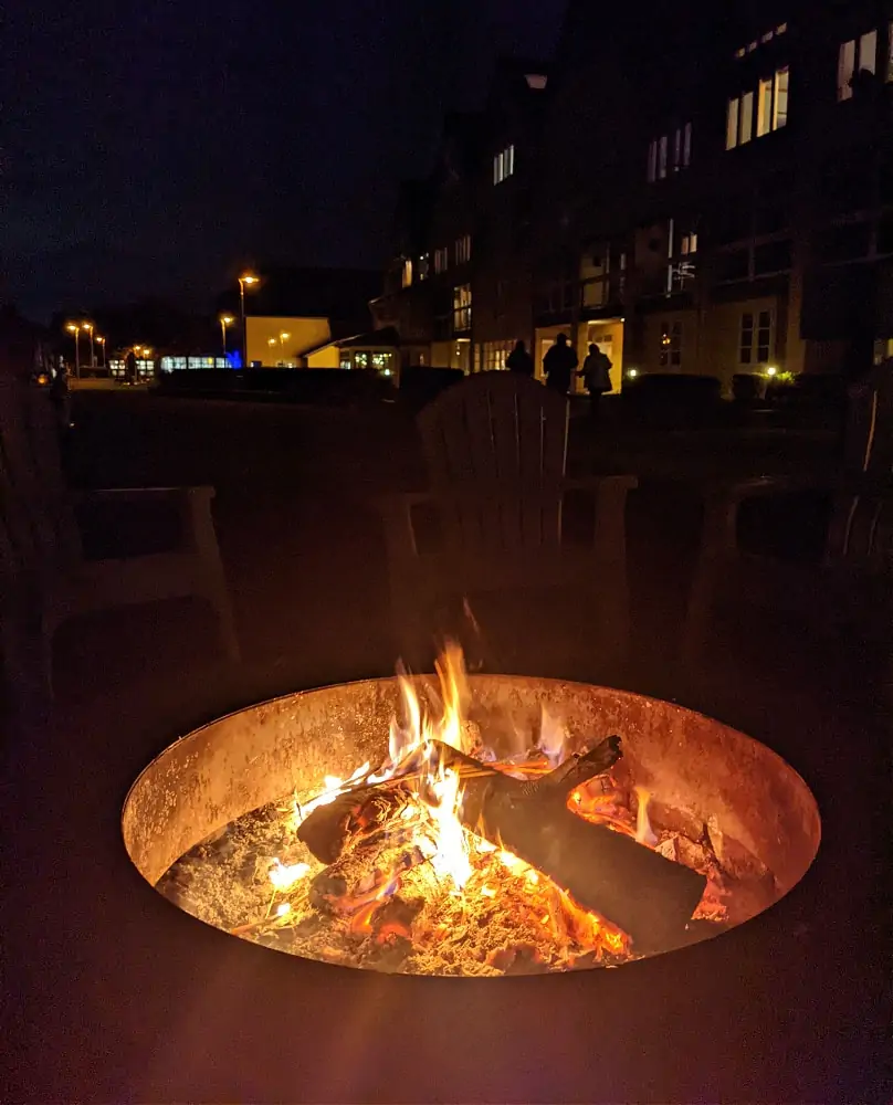 Bonfire at Semiahmoo