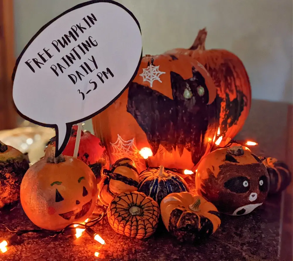 Pumpkin Painting at Semiahmoo