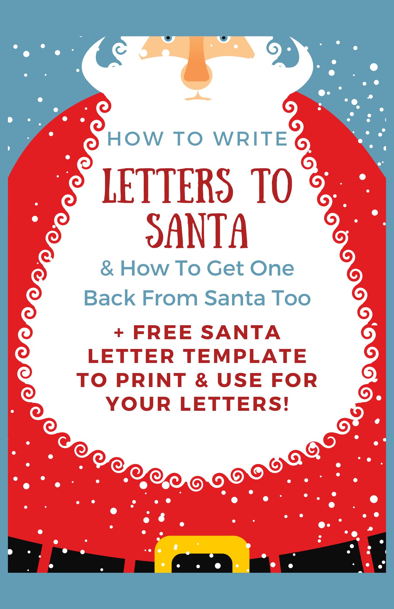 Santa Letter Template Free Printable