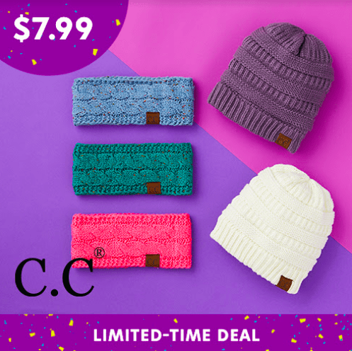 cc beanies on sale at zulily