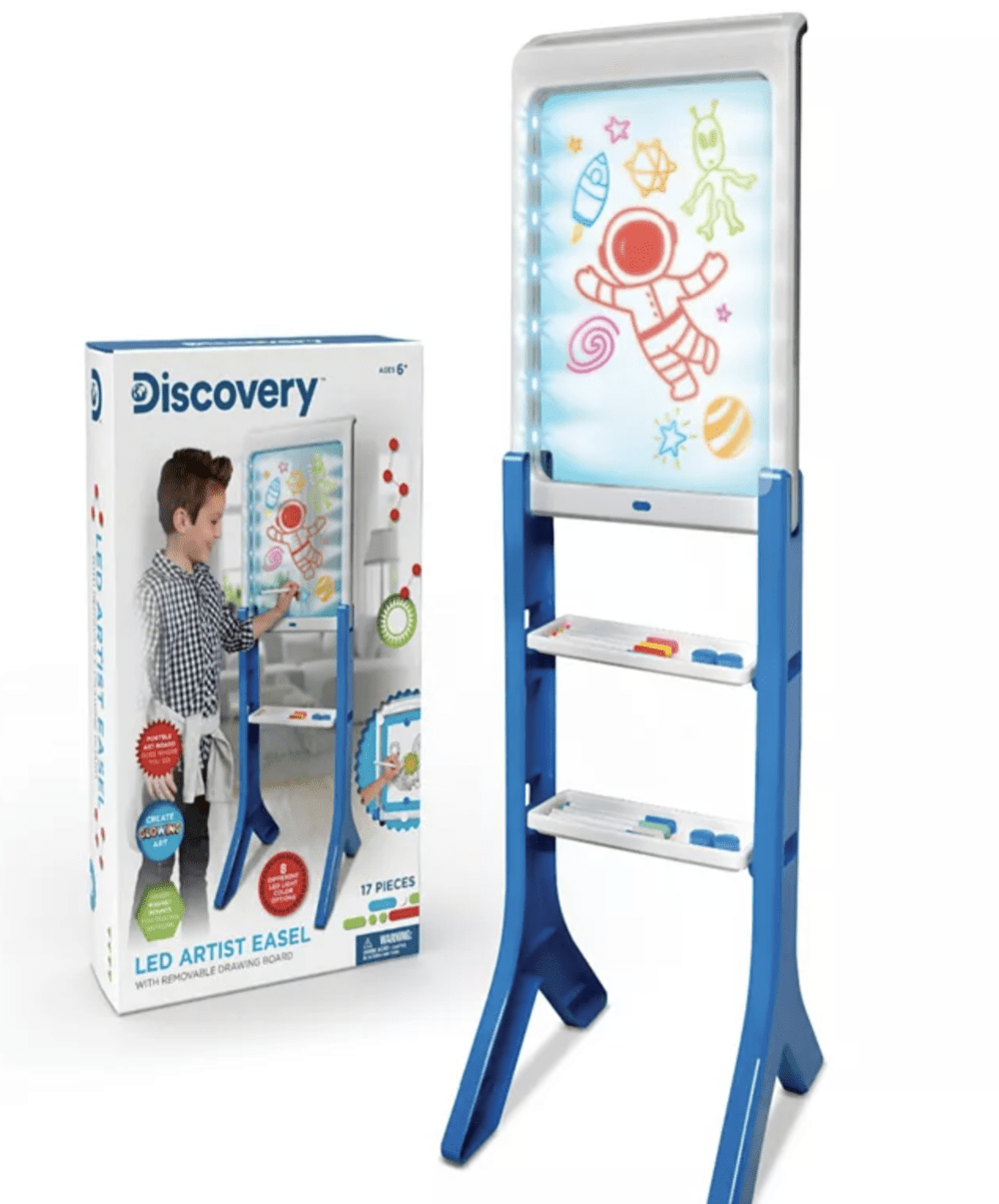 Discovery Kids LED Easel with Glow in the Dark tablet