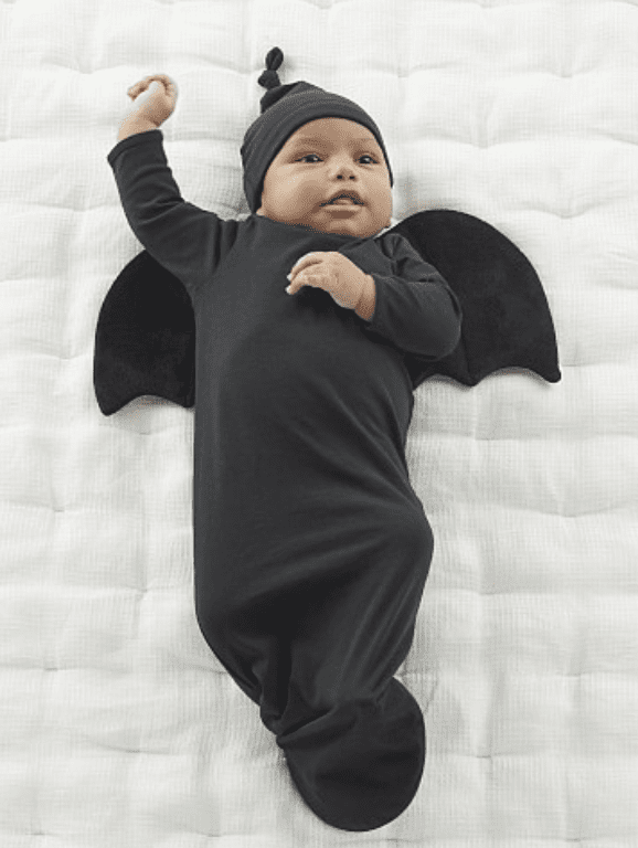 baby bat bunting costume