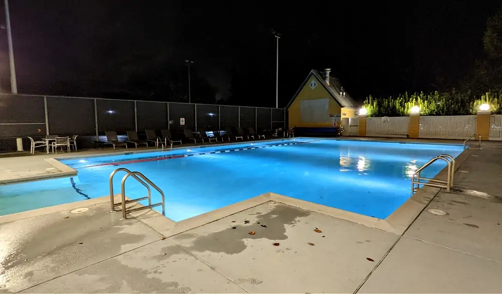 Semiahmoo Pool at night