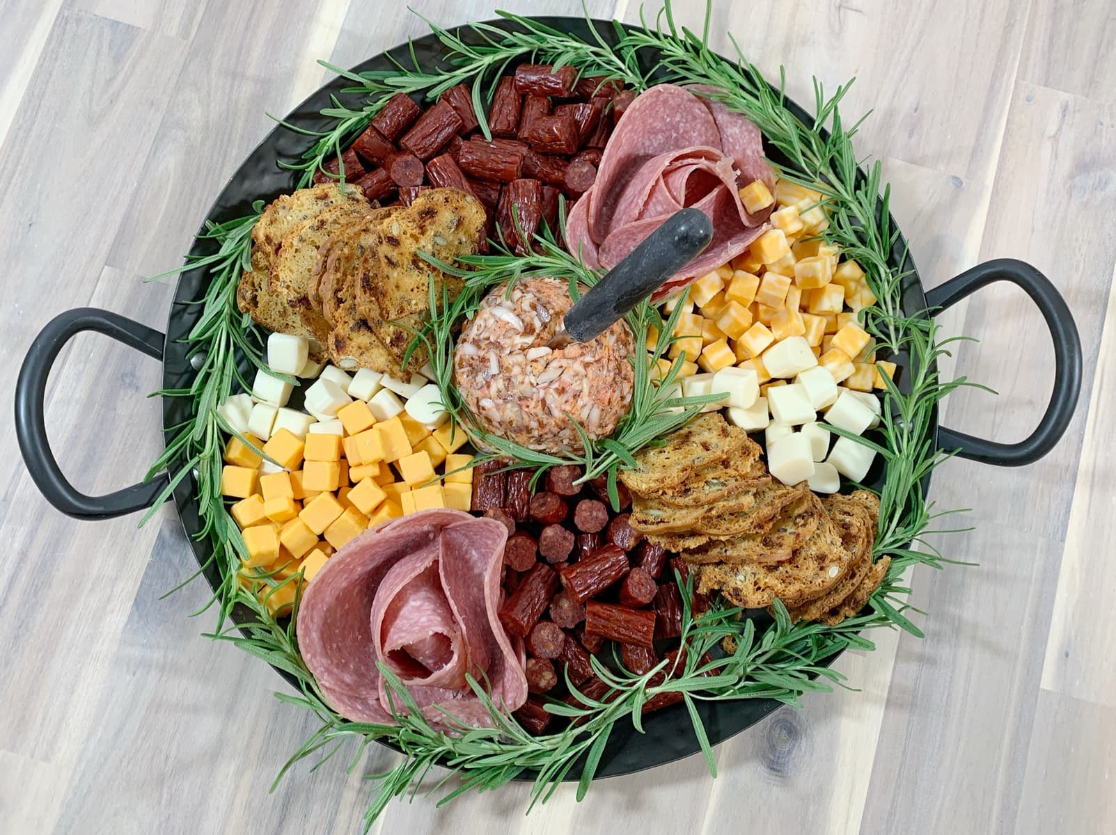 Christmas Wreath Charcuterie Board