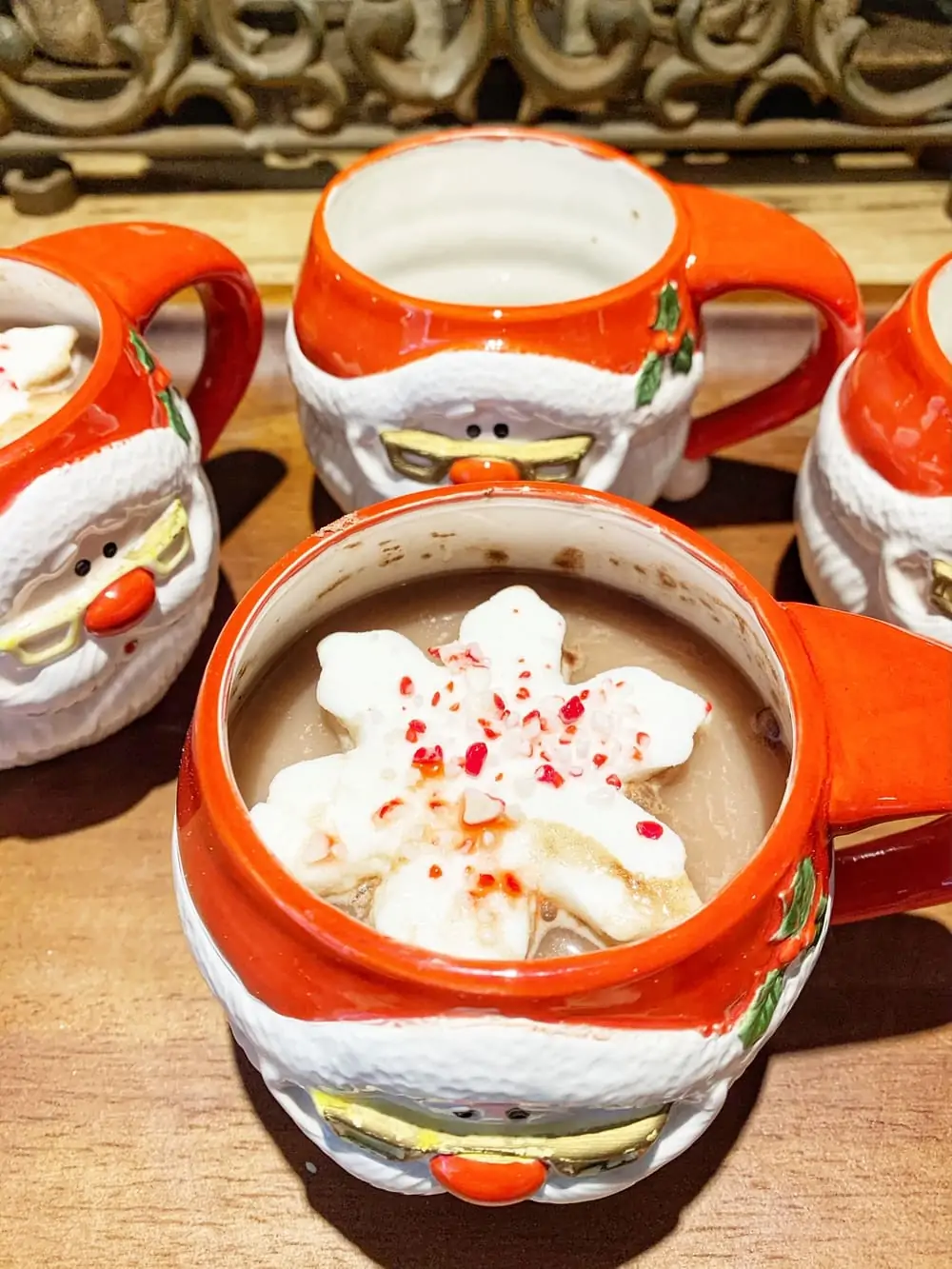 Disney Mickey Mouse Mug with Hot Cocoa and Peppermint Stick