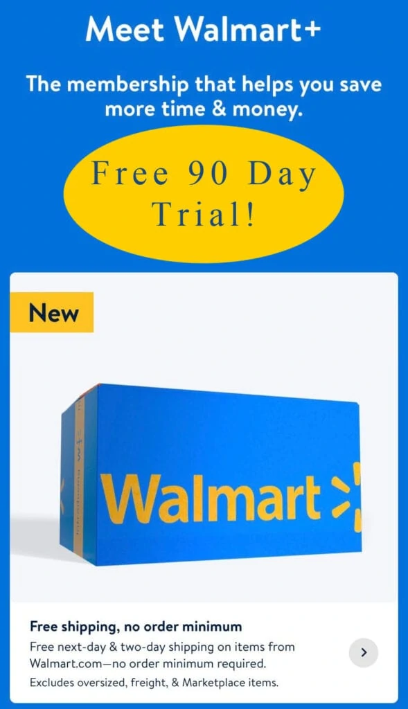 Grab A Walmart Plus Free Trial To Get Membership Benefits!