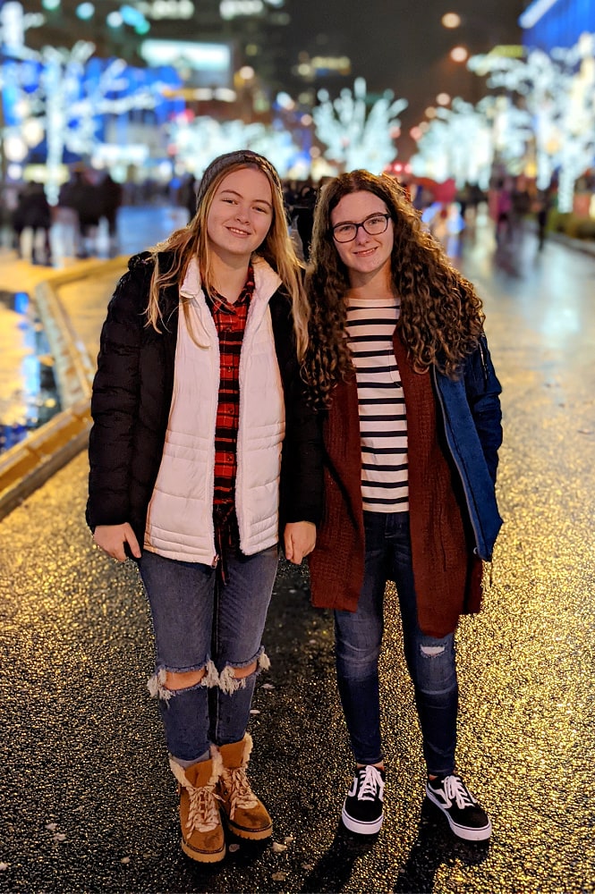 Winter Fashion outfits from Walmart with Holiday Lights