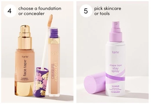 build your own makeup kit Tarte