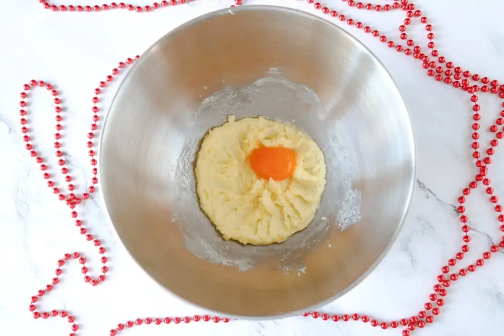 Adding ingredients for lights cookies