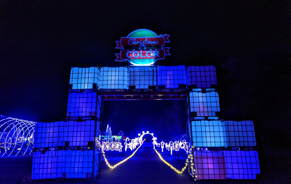 Christmas in Color Drive Thru Christmas Lights Federal Way, WA Thrifty NW Mom