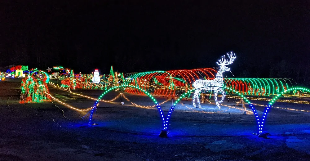 Christmas in Color light displays