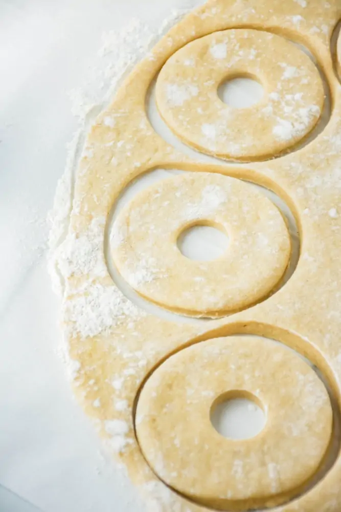 Cutting out donut shape