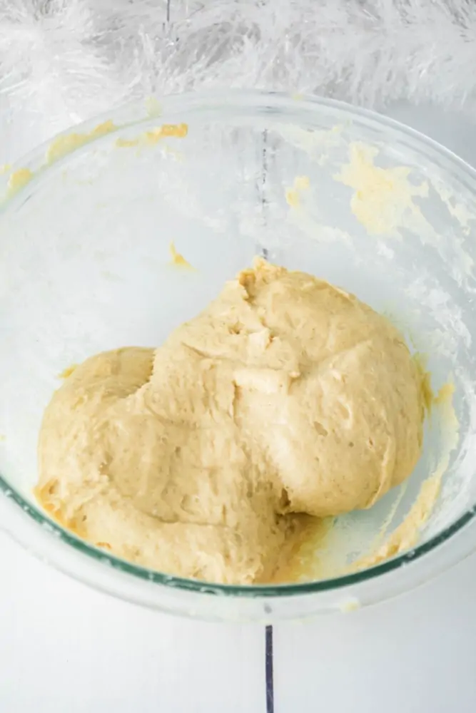 Eggnog Donut dough