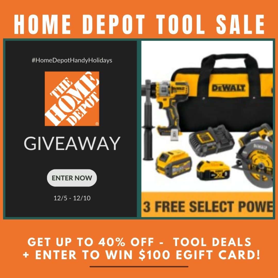 Home Depot Tool Sale