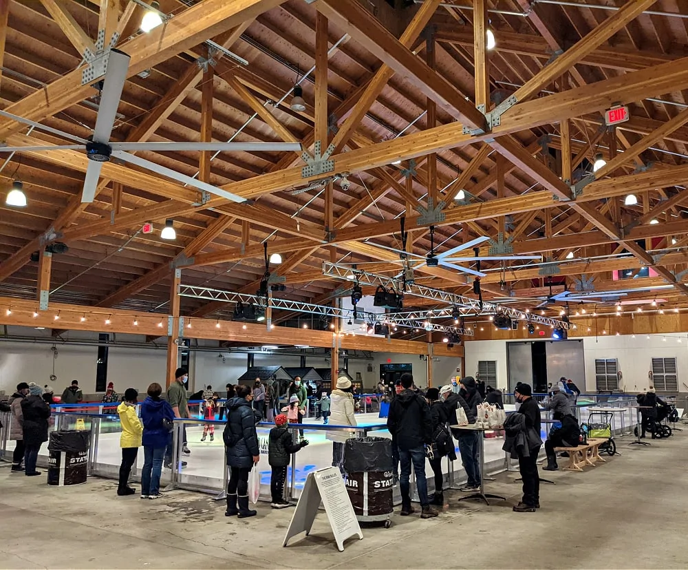 Ice Skating at Holiday Magic