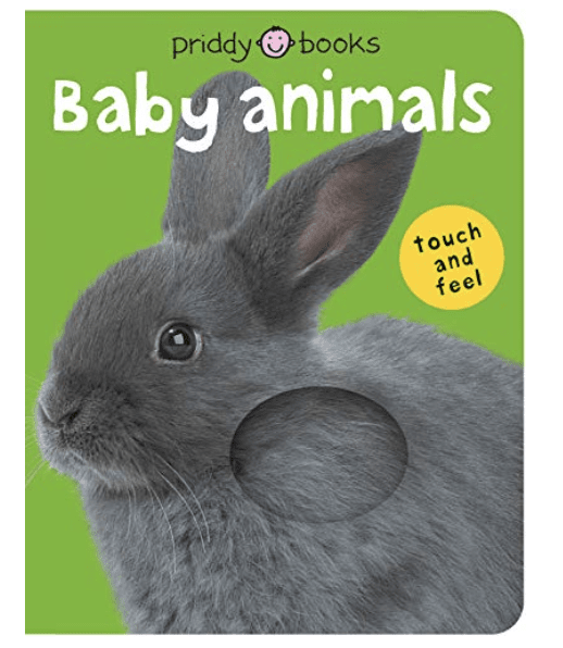 Baby animals touch feel book